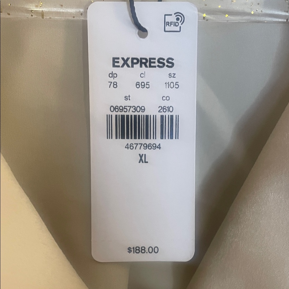 Express NWT Faux Suede Cream Moto XL Jacket - Picture 4 of 10
